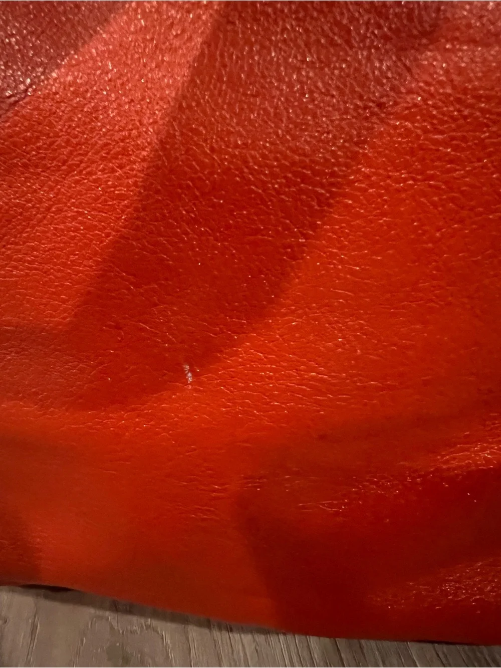 Coach Leather Shoulder Hobo in Burnt Orange